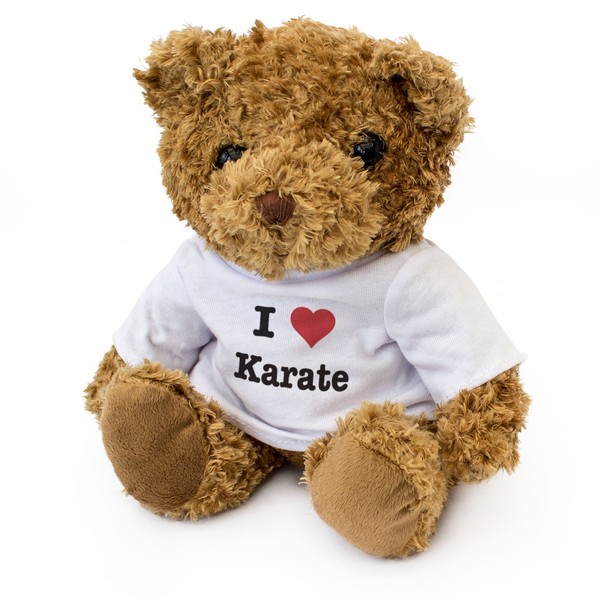 NEW - I LOVE KARATE - Teddy Bear - Cute