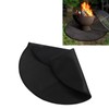 Grill Mat Fireproof High Temperature Resistance Washable Reusable Round BBQ
