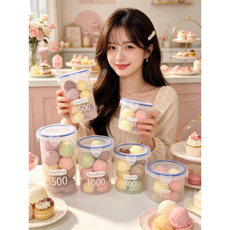 Boxdljh Food Storage Containers Set for 4 Pack, Freezer Containers