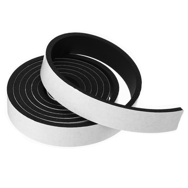 PATIKIL Foam Weather Stripping for Doors, 1 Roll 1" W