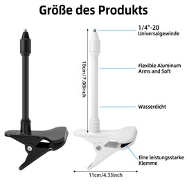 Baby Monitor Holder Pack of 2, Compatible with HelloBaby HB40 / HB65 / HB6550 / HB66 / HB6339 / HB6336 / HB6351 / HB248 etc. 1/4 Inch Screw