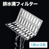 nijimomo Drainage Gutter Guard Drainage Filter L Shape for Veranda