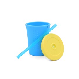 Evenflo GoSili Straw Cup, 12oz., Sky Blue (CPST1201)