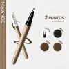Lapiz Para Cejas,Delineador de Cejas LíQuido,Efecto 3D Waterproof,Natural Lapiz De