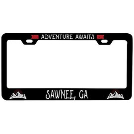 R and R Imports Sawnee Georgia Vanity Metal License Plate Frame