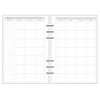 6 Ring Binder Refill, Undated A5 Planner Inserts, Monthly Planner
