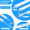 Dzkafycm 4FT LED Shop Lights, 4 Pack T8 Linkable LED