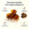 FSMILING 4CM Acetate Small Hair Clips Women Mini Claw Clips