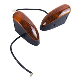 Demfec 2 luces LED de advertencia RE217551 AT151873 AT326622 compatibles con retroexcavadora John Deere 410L 410J 310SK 310J 710K 710J Tractor 5055E 5065E 5065M 5075E 5075M 5576E E 5220 5225 5325N