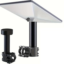 Starlink Mini Roof Rack Mount, 1/4"-20 and 3/8"-16 Threaded Stainless Steels Mount Adapter for Starlink Mini, RV Ladder Mount Suitable for Pipe Diameters of 0.8-1.17in