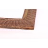 indoStrides Hand Carved Mango Wood 5x7 Picture Frame with Real
