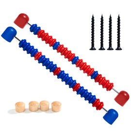 Zdgao Shuffleboard Score Keeper - Abacus Bead Score Counter, Wooden Shuffleboard Scorer for Shuffleboard Tables with Installing Hardwares
