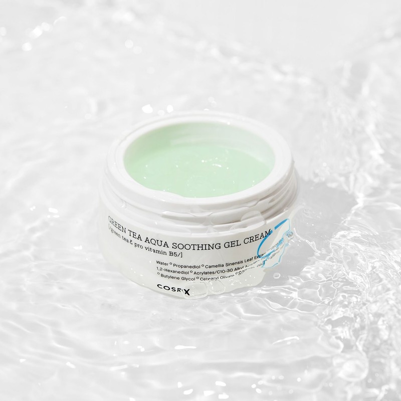 코스알엑스 Hydrium Green Tea Aqua Soothing Gel Cream_Hydration Boost