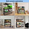 HONYTA Fish Tank Stand Heavy Duty Metal Aquarium Stand 55