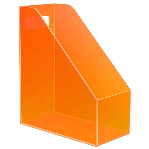 Acrylic Magazine Rack Desk File Holder Organizer for Office Desktop
