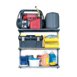 Triton Products 1795 Storability 34-Inch Length by 32-Inch Height Wall Mount Shelving Unit with 3-Wire Shelves