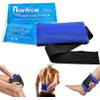 Gel Ice Pack Wrap for Injuries, Reusable Cold/Hot Compress for