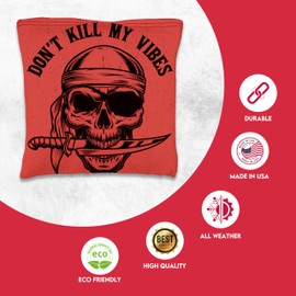 BackYardGamesUSA Pro Cornhole Bags Set of 8 Regulation - Professional Cornhole Bags for Tournament Play, Slick n Stick Bean Bags for Cornhole, Corn Hole Bags Regulation Set of 8- Made in USA