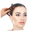 Healeved 2pcs Ergonomic Hair Massager Comb Natural Wooden Scalp Massager