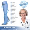CHARMKING Compression Socks for Women & Men Circulation 15-20 mmHg