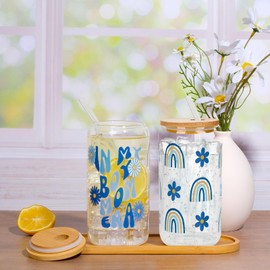 PANYUXUT - Regalos de Navidad para el Día de la Madre, regalos de cumpleaños para niño o mamá, madre embarazada, mamá por primera vez, mamá para serlo, mamá para ser: taza de café helado de 16 onzas