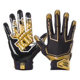 Shock Doctor Showtime Receiver Glove, Black/Gold King XL