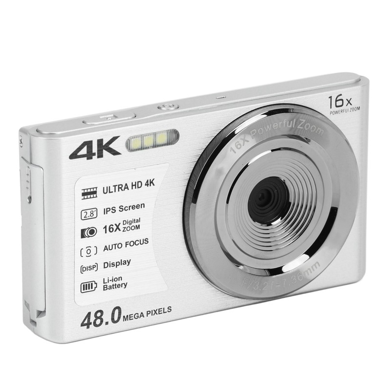 4K Digital Camera 48MP 2.8 Inch 16X Digital Zoom Portable
