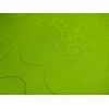 Christmas Concepts® 36" Damask Fabric Lime Green Round Tablecloth -
