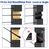 CKE 20 Pack Black Invisible Cable Railing Kits, T316 Stainless