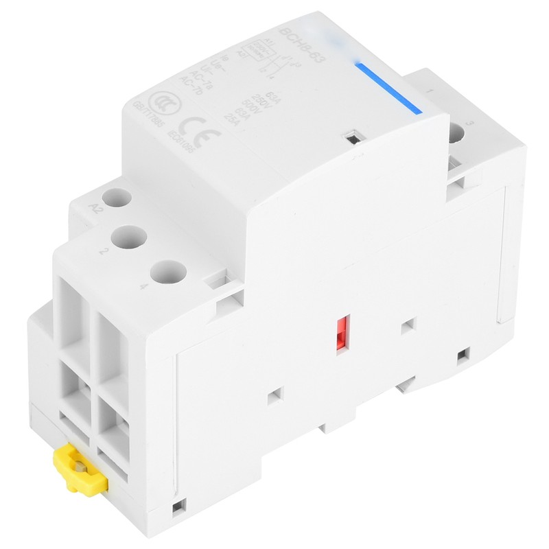 2P 63A Household AC Contactor DIN Rail Mount 2NO (/)