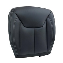 Microfiber Leather Passenger Side Bottom Seat Cover Blcak Replacement for Wrangler 2013-2017