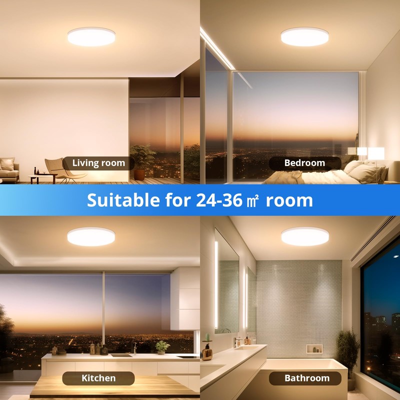 Combuh Ceiling Light LED 48 W 4320 LM Easy to