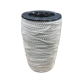 Plastic Ball Bead Chain Cord Roll - 1,000 Feet Spool - #10 - Roller Shade, Roman Shade, and Blind Ball Chain Repair by Castellanos (White)