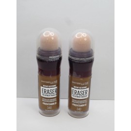 MAYBELLINE INSTANT AGE REWIND ERASER MAKEUP #340 0.68 OZ (LOT OF 2)