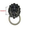 Lheng 90X51 Antique Bronze Lion Head Knobs Cabinet Handles Door