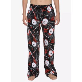Bioworld Friday The 13th Jason Lives Guys Pajama Pants - Size Xlarge (40-42)