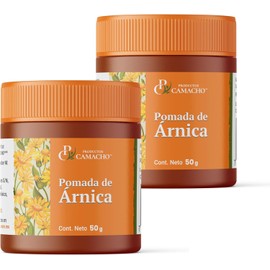 Pomada de árnica 2×100 g – Alivia golpes, moretones y tensión muscular PC Productos Camacho