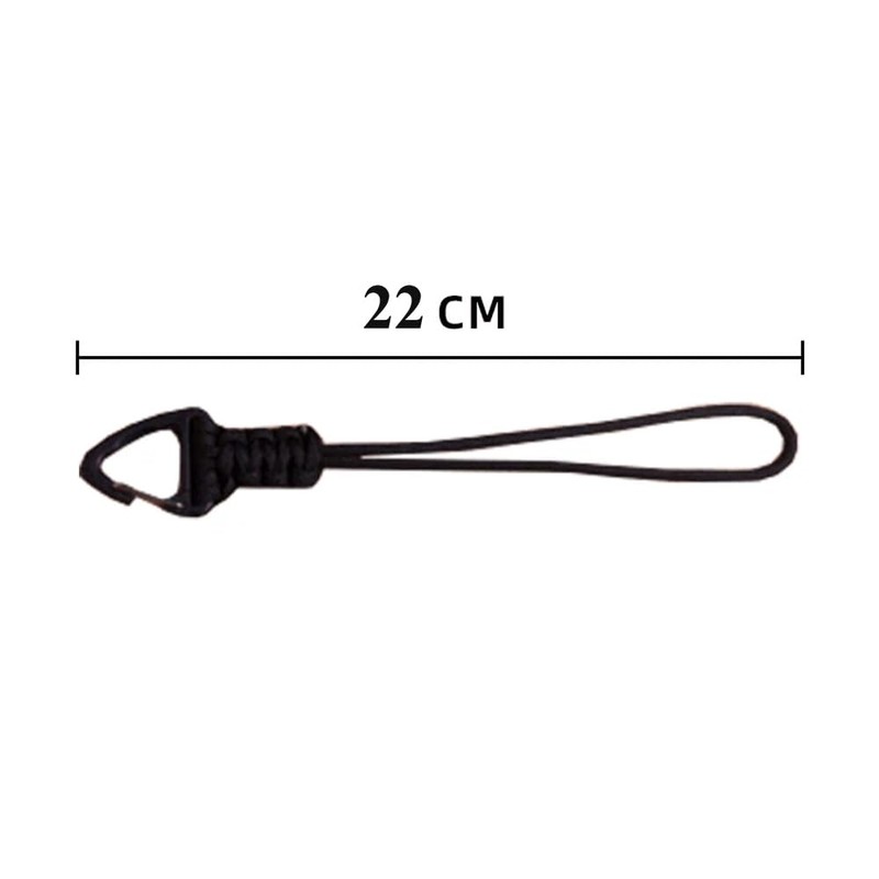 DraCra 3 Pack Paracord Keychain Lanyard Triangle Buckle Lock Clip