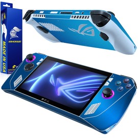 ArmorSuit 2 Pack Blue Matte Metallic Skin Vinyl Wrap Film for ASUS ROG Ally MilitaryShield - Made in USA