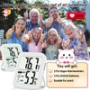 Antonki 2 Pack Room Thermometer for Home, Indoor Hygrometer Humidity