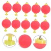 WOONEKY Professional Sea Fishing Floats Pcs Red Eva Foam Fishing