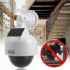 O&W Security Dummy Speed Dome Solar Camera with Lens and