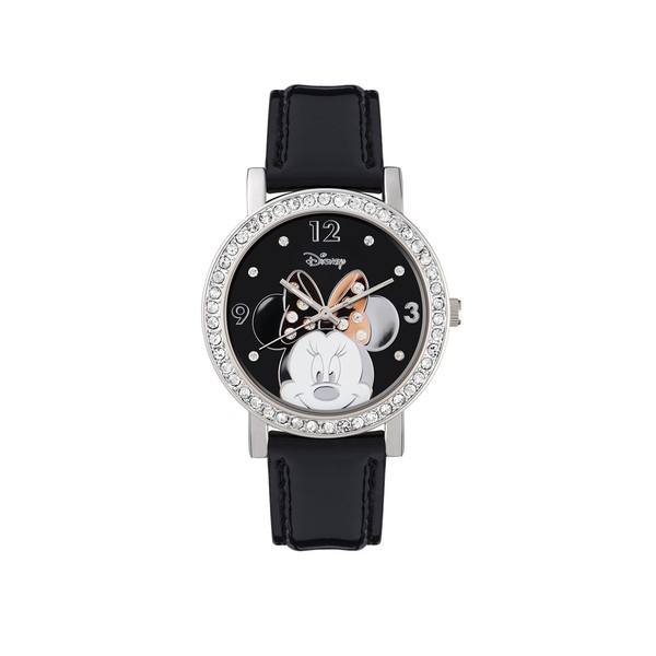 Minnie Mouse Women's Analogue Quartz Watch with Polyurethane Strap -