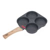 Egg Frying Pan Heat Sensitive Silicone Aluminium Pancake Frying Pan