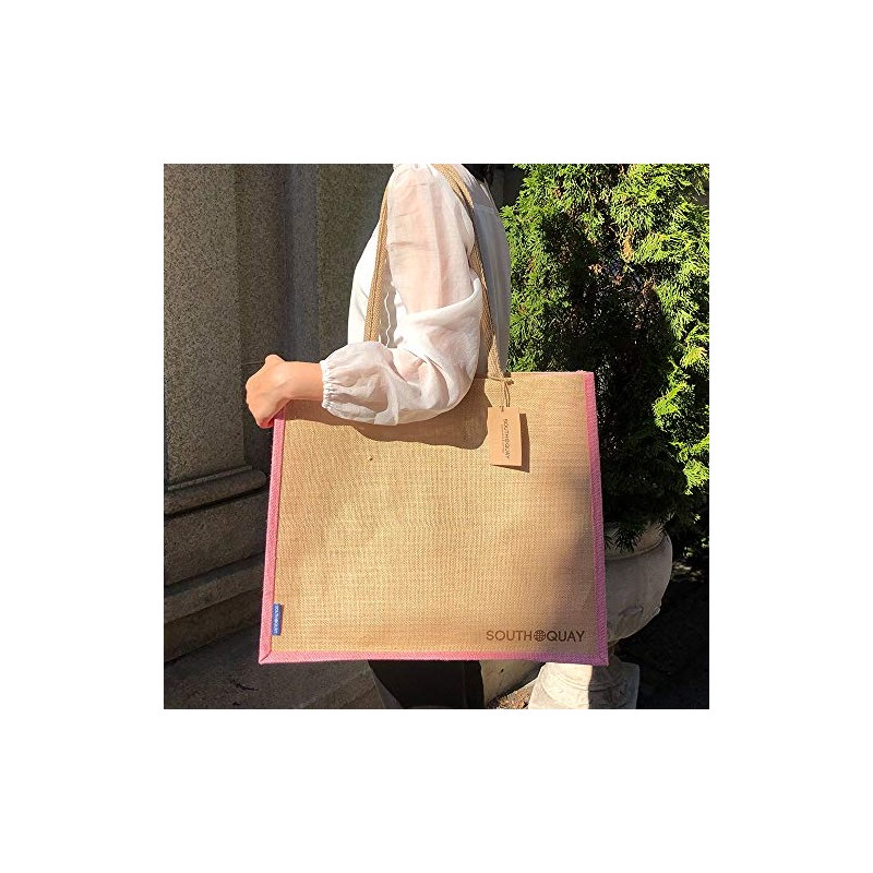 South Key Jute Eco Bag (Large) W 17.7 x H