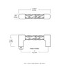 Liberty P16310C-281-C Crystal Lace Cabinet Hardware Handle Bar Pull