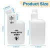 2 Stroke Engines Oil Fuel Mixing Bottle for Lawnmower Brush