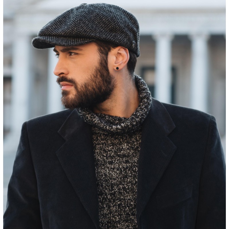 WEROR WEROR-280.1 Men's Flat Cap with Peak - Hat with