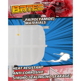 BRTEC Engine Coolant Recovery Overflow Tank Reservoir for Chevy Malibu 2006-2012 for Saturn Aura 2007-2009 for Pontiac G6 2006 2007 2008 2009 2010