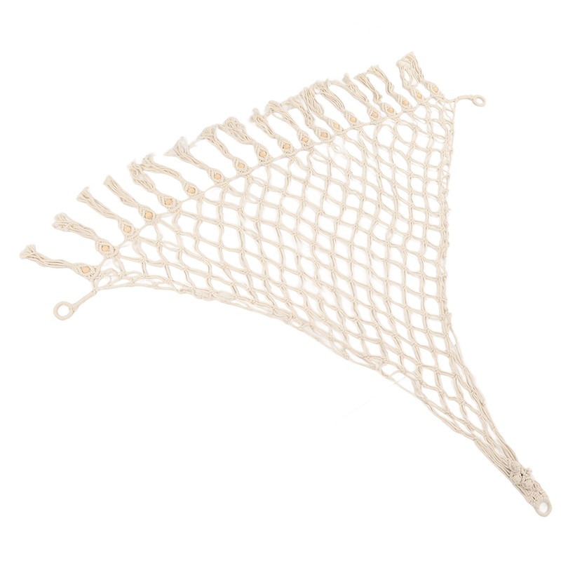 Stuffed Animal Hammock Hand Knitted Bohemian Style Cotton Rope Widely